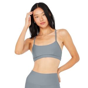 Alo Yoga Airlift Intrigue Bra. Steel Blue. Size S.
